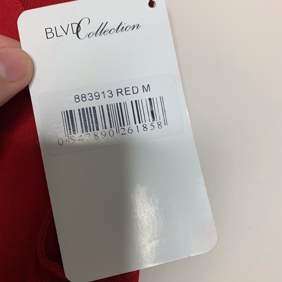 BLVD Collection red party dress - Picture 3 of 5
